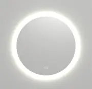 696*696*5mm Fienza Kaya Frosted Glass Copper-free Round Pencil Edge Framed LED Mirror
