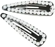 SAFIGLE 2pcs Barrettes Hair Pin Hair Barrettes Pearl Hair Clips Hair Clips Girl Snap Clips Snap Barrettes White