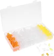 Angoily Retainer Trim, 270PCS ABS Dashboard Retainer Clips Decor Body Trim Retainer Bezel Center Auto Parts Front Console Trim Dashboard Trim Center Console