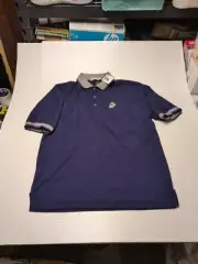 USMC Marine Corps Polo Shirt blue Size XL Eagle Globe Anchor CAMP PENDLETON