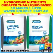 Hydroponic Nutrients A & B indoor Water Soluble 1g per L Most Cost Affective