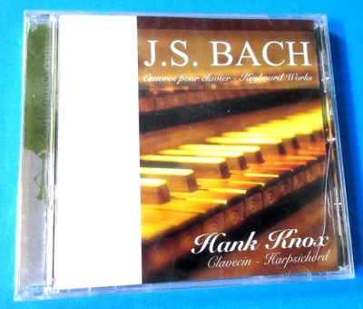 HANK KNOX Bach: Oeuvres Pour Clavier (Keyboard Works) CD NEW / SEALED 2013