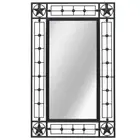 vidaXL Wall Mirror Rectangular 50x80 cm Black