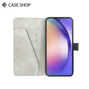 CASE SHOP Samsung A55 5G 前收納側掀皮套