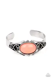 Paparazzi ~ ​Springtime Trendsetter Orange Cuff Bracelet ~ NEW RELEASE 2021