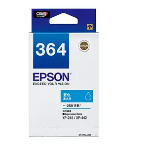 EPSON T364 原廠墨水匣藍色
