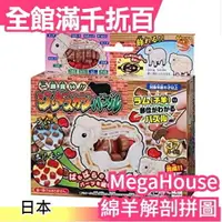 在飛比找樂天市場購物網優惠-日本原裝 Mega House 動物立體拼圖 綿羊 解剖拼圖