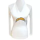 NFL Team Apparel All Sports Couture San Diego Chargers Halter Neck Shirt XSmall