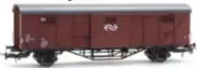 Artitec 1:87 Scale Dutch Box Car Hongaar Gbls 118-1 Brown IV Dutch Box Car