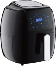GoWISE USA GW22921-S 8-in-1 Digital Air Fryer with Recipe Book, 5-Qt, Black