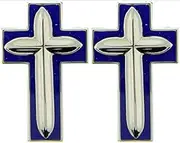 [Artisan Owl] United States Air Force USA Chaplin Christ 1" Lapel Pin (2 Pins)