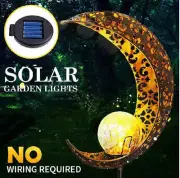 Solar Lights Outdoor Garden Decor Path Patio Solar Lights Moon Lamp Waterproof