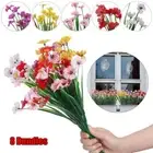 Artificial Plants Fake Flower Decor 8 Bundles Vine Hanging Outdoor Garden USA