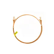 10Pcs Cat 6 Ultra Orange Thin Lszh Ethernet Network Cable