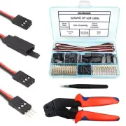 30 Sets Servo Connector Male Female Plug Crimp Pin Cable Kit Compatible with ...