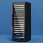 Devanti Wine Fridge Cooler Dual Zone 154 Bottles