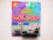 MONOPOLY SERIES FORD CROWN VICTORIA POLICE CAR WITH GAME TOKEN JOHNNY LIGHTNING
