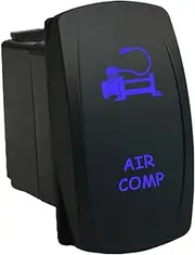 12V 20A / 24V 10A ON-Off Rocker Switch AIR COMP 6C10B Universal fits Toyota Nissan Holden Mitsubishi Ford Amarok etc. Dual LED in Blue