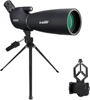 SVBONY SV28 Spotting Scope, Telescope 25-75x70 Hunting Scope with Tripod, HD BAK4 Prism FMC Lens Shooting Scope with Phone Adapter for Target, Archery, Birdwatching, Moon
