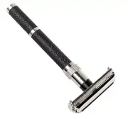 Safety Razor, Parker 96R + 5 Shark Double Edge Razor Blades