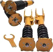 Height Adjustable Lowering Coilover Spring Shock ，Compatible With Porsche Cayenne 955 957 Coilover Spring Complete Coilover Lowering Kit