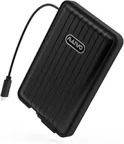 MA Portable Hard Disk Box Suitable for 2.5in Port and L Than 9.5MM(HDD or SSD) USB3.1 Type-C Shockproof Black One Size