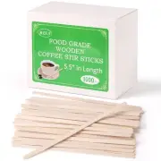 Wooden Coffee Stirrers, Disposable Wood Coffee Stirrers Stir Sticks for Coffe...