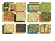 Graphic 45 Nature Sketchbook 12" Cardstock PICK Earth Plant Blooming World Bees