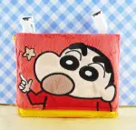 【震撼精品百貨】蠟筆小新_CRAYON SHIN-CHAN~小新夾式置物袋/收納袋-紅色#02870