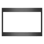 Whirlpool MTK2230PV 30 in. Microwave Trim Kit In Black Stainless Steel