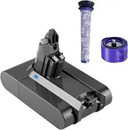 LEIPURUI 21.6V 4.6Ah For Dyson V6 Battery & Filter Kit Animal V6 Absolute Trigger SV03 SV04 SV09