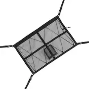 Automotive Cargo Roof Nets,Drawstring Car Roof Tent with Tissue Holder | Multifunctional Van Life Accessories, Outdoor Overlanding Gear for Trucks