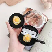 Fried Egg & Pan AirPods Earphone Case Skin Black Pan & Fried Eggs - AirPods1/2