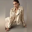 Walter Baker Liz Jacket - Gold, Moto leather, NWT (Large) $798 (Revolve)