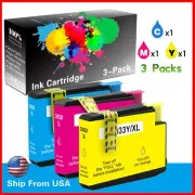 3PK 933 Ink Cartridge for OfficeJet 7110 7612 7610 7510 Printer