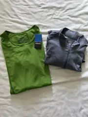 Patagonia Womens Cap 1 Crew Performance Baselayer Capilene Medium + FREE 1/4 Zip