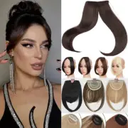 French Wispy Bangs Three-D Women's Forehead Hair Head Curtain Air Thin Thick AU