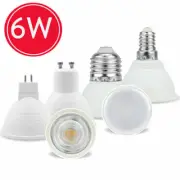 LED Bulb E27 E14 MR16 GU10 6W Lamp Spotlight Condenser Diffusion Spot Light RLM