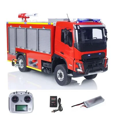 1/14 RC Fire Fighting Truck RTR Car AWD 2Speed Water Spraying Electric Vehicle