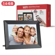 NNEDSZ Black 16GB Storage 10-Inch WiFi Digital Photo Frame | HD Display + Remote