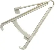 Fat Caliper for Testing Easy to Use Fat Analyser Measurement Range 0-70mm Compact Portable White Random Color