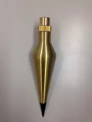 Brass Carrot Style Plumb Bob Plumbob Plummet 450g (15.87oz)