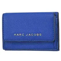 在飛比找森森購物網優惠-MARC JACOBS 馬克賈伯 浮雕LOGO三折釦式小短夾