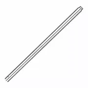 3.3' Dancing Pole Extension Fit 45MM Pole for Club Party Fitness Exercise Silver