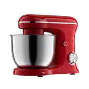 Healthy Choice 1200W Mix Master 5L Kitchen Stand (Red) w/ Bowl/ Whisk/ Beater