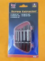 SET OF 5 SCREW EXTRACTOR BR TOOLS # SE05 DRILL BIT GUIDE BROKEN BOLT REMOVER NEW