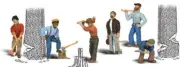 Woodland Scenics HO Scale Scenic Accents Figures/People Set Lumberjacks (6)