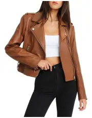 [Belle & Bloom] Just Friends Leather Jacket