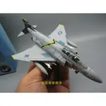 【現貨】1/100美國空軍 F-4鬼怪戰鬥機仿真合金飛機模型精美塗裝全新升級