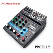 TEYUN A4 Audio Mixer 4-CH Mixing Console & Monitor Paths Plus Effects Processor